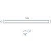 Panel LED 120cm WHITE 35W