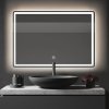 Bathroom LED Mirror REA P10407 80x60cm