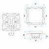 Toolight Single Switch Oste Jnh006-w Beige