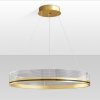 Pendant LED Lamp TOOLIGHT APP1190-CP 60cm Gold Metal Plastic