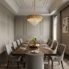 Ceiling Lamp Chandelier Toolight Swe103-Cp Gold