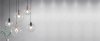 Pendant Lamp TOOLIGHT APP041-1CP LASSI Glass 3 Balls Rose-Gold 20-25-30cm E27