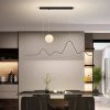 LED PENDANT LAMP TOOLIGHT LHJ033-CP 25 BLACK, BRUHED GOLD