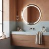 MIRROR REA MODERN 80 LED TRANSPARENT