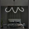 Pendant LED Lamp TOOLIGHT APP856 Black Metal Plastic 40W