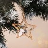 Set of 2 Christmas decorations KL-21X12 Brown