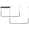 Pendant LED Lamp TOOLIGHT APP980-1CP Black 1-light point 40W 40x90x11cm