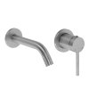 WALL MOUNTED BASIN FAUCET REA CLIF BRUSHED NICKEL
