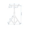 RSL016 halogen lamp stand