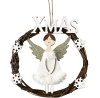 Round Christmas decoration 16 cm KL-21X15