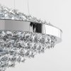 Pendant LED Lamp TOOLIGHT APP774-1CP Cristal + remote control 1-light point 38x38x19-90cm