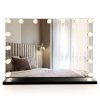 Mirror Rea Hollywood Led Black