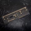 BATHROOM HOOK SET REA GRID GOLD 4 PIECES