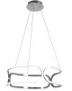 Pendant LED Lamp TOOLIGHT APP792-CP Chrome + remote control 3-light points 90 W 56x56x18-108cm