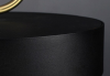LAMP APP947-1CP ROUND BLACK 30cm