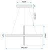 CEILING LAMP CHANDELIER TOOLIGHT LED G034-CP GOLD
