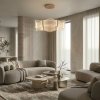 CEILING LAMP CHANDELIER REA G151-CP GOLD 60CM