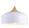 Pendant Lamp TOOLIGHT APP183-1CP BARI White Brown Metal E27