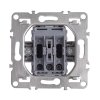 Toolight Single Switch With Frame Oste Jnh006-w Grey
