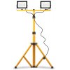 Construction LED halogen lamp on a stand RSL005-2x50N