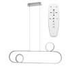 Pendant LED Lamp TOOLIGHT APP810-CP Chrome + remote control 1-light point 40 W 34,5x90x106cm