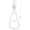 WALL LAMP TOOLIGHT G094-1W GOLD WHITE
