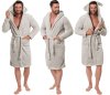 Bathrobe Teddy Grey Men S/M