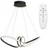Pendant LED Lamp TOOLIGHT APP823-CP Modern Black + remote control 1-light point 70 W 73x25cm