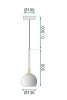 CEILING LAMP CHANDELIER TOOLIGHT G087-1CP BLACK CHROME