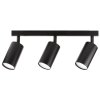 Pendant Lamp TOOLIGHT APP1243 SPOTS Metal Black GU10 3-light points