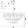 CEILING LAMP CHANDELIER TOOLIGHT G052-CP GOLD