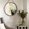 Mirror with Strap REA NBKL-19028 50 cm D.brown