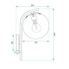 WALL LAMP TOOLIGHT G104-1W GOLD WHITE