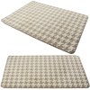 PLUSH CARPET CLOVER PEPITKA BEIGE 1.20*1.70