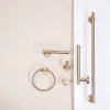 TOILET PAPER HOLDER REA 6611 MODERN BRUSH GOLD