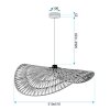 CEILING LAMP CHANDELIER TOOLIGHT BOHO APP1738-1CP 80CM