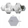 Set of 8 Hexagon mirrors