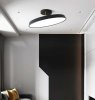 Ceiling Lamp Chandelier TOOLIGHT APP860-C Black 50cm Round 5-light points E27 50x14Cm