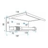 Paper Holder Rea Ori 16201 Titanium