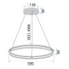 PENDANT LAMP TOOLIGHT LHJ015-CP GOLD 30 GOLD