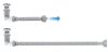 UNIVERSAL CLICK-CLACK WASHBASIN SIPHON REA FLOW BRUSH COPPER