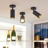 Ceiling Lamp Chandelier TOOLIGHT APP1244-1C Black GU10
