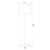 Bedside lamp APP1365-T Black