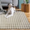 PLUSH CARPET CLOVER PEPITKA BEIGE 1.60*2.30