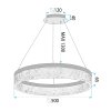 PENDANT LAMP TOOLIGHT LHJ046-CP 80 GOLD