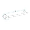 Bathroom hanger Black 332870A