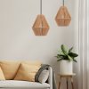 Pendant LED Lamp TOOLIGHT APP1150-1W Brown Black Metal Rope 60W