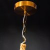 Chandelier Toolight APP765-6CP Crystal Gold Candles 6-light points E14 60x60x42-112cm