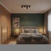Ceiling Lamp Chandelier TOOLIGHT APP940-4C Black 4-light points GU10 6x40x16,5Cm