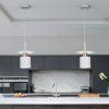 Pendant Lamp TOOLIGHT APP1146 Metal White - Gold Pink E27 1-light point